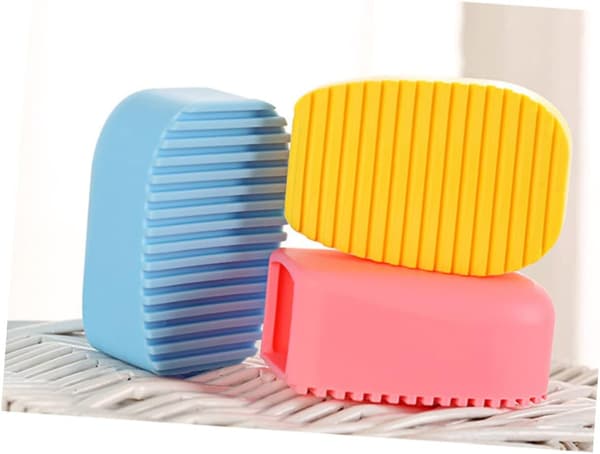3 stk Mini Scrubber Vask Scrubber Børste Skrubbebræt til Vask Håndholdt Vaskebræt