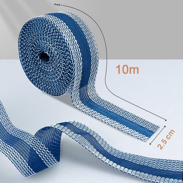 Strygbart sømbånd - 10 m * 2,5 cm - Sømbånd - Sømbånd til bukser - Gardinbånd