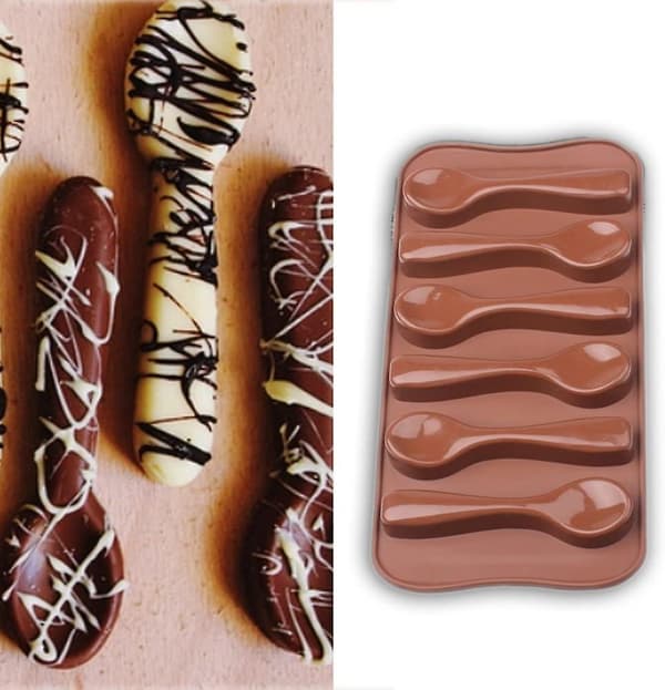 2-pak Non-stick Silikoneform Til Chokolade, Slik, Gelé, Isbiter, Silikoneskeform Til Bagning Isbiter Chokoladeform