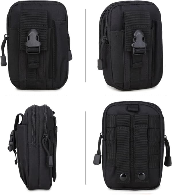 Taktisk belte, midjeveske Multifunksjonell Molle EDC Gadget Uti