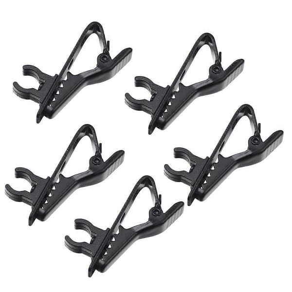 10 stk. mikrofonklemmer Mini mikrofonclips Mikrofon reversclips Revers mikrofonholder Mikrofon lavalierclips Jernclips