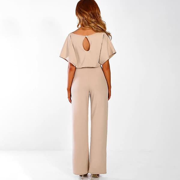 Dame-jumpsuit Casual Vida ben Dame Fest Lang playsuit Aprikos