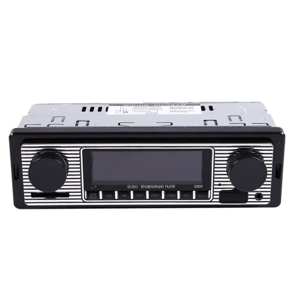 Bluetooth Vintage Bilradio MP3-spiller Stereo USB Aux Klassisk Bil Stereo Lyd