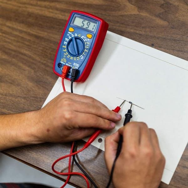 Måleverktøy LCD-belyst digitalt multimeter diodspenningstester elektrisk måler elektronisk tester