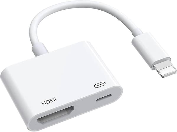 HDMI-adapter til iPhone til TV 1080p Digital AV Kompatibel med iPad[JUN]