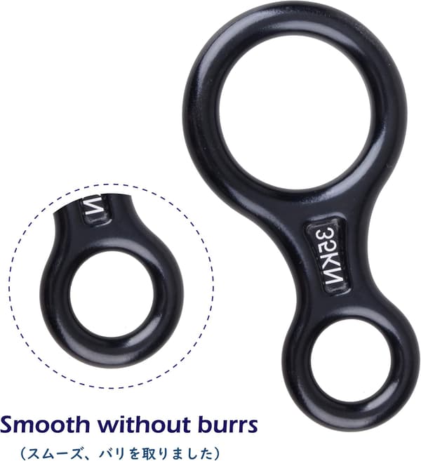 Nedstigningsutrustning 35kN 50kN Aluminium D
