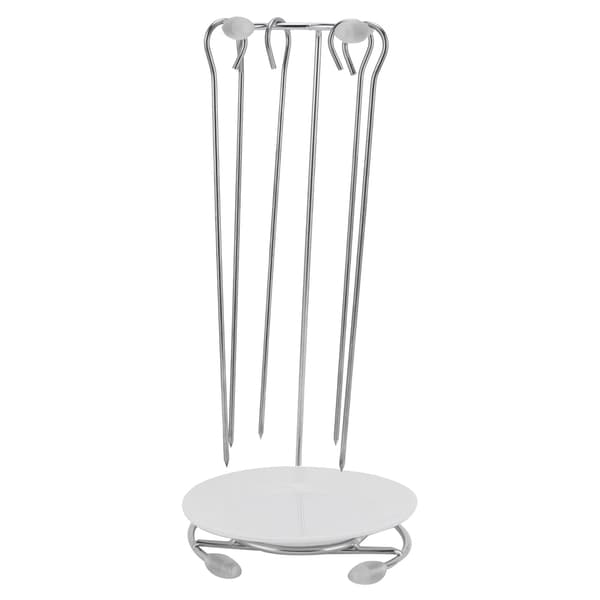 Grillspydstativ i rustfritt stål, BBQ Grill Rotisserie Kit