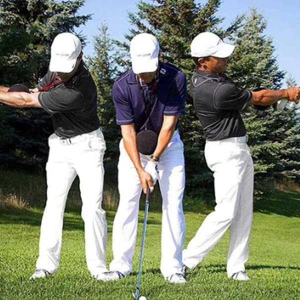 Musta golfharjoittelun apuväline käsivarsisarja