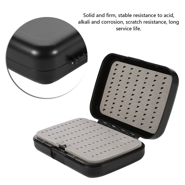 Durable Thickened Waterproof Fly Fishing Bait Lure Hook Tackle Box Storage Case (B)