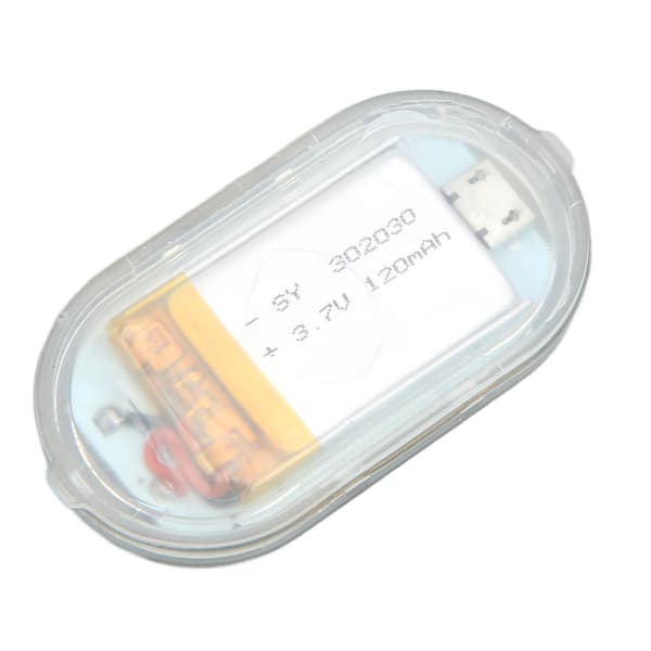 LED Car Lamp with Touch Control, Mini Night Atmosphere Light for Car Interior, Built-in Battery, Ice Blue