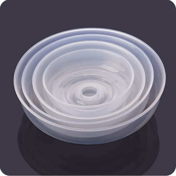 Mikrobølgedæksel, 17 cm, PP-materiale, transparent, stænkbeskytter, maddæksel, grebsdesign