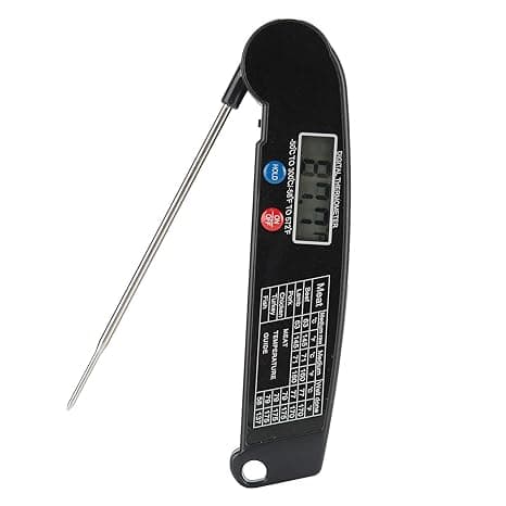 Digital foldbar kødtermometer med LCD-skærm til grill og køkkenbrug