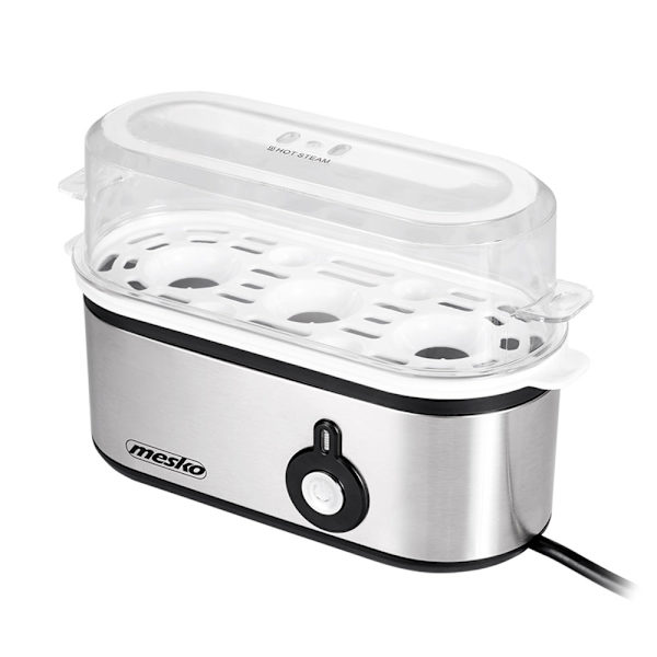 Mesko munankeitin 3 munalle Svart, Silver, Transparent 210