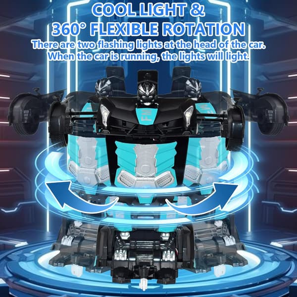Leketøybil 2.4 G Fjernkontroll Transformers Robot