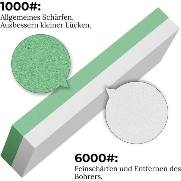 Professionell knivslipsten 2-i-1 dubbelsidig, 1000/6000 korn