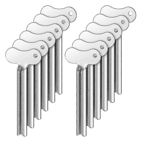 12 Metal Tube Squeezer Toothpaste Squeezer Metal Tube Roller Paint Squeezer
