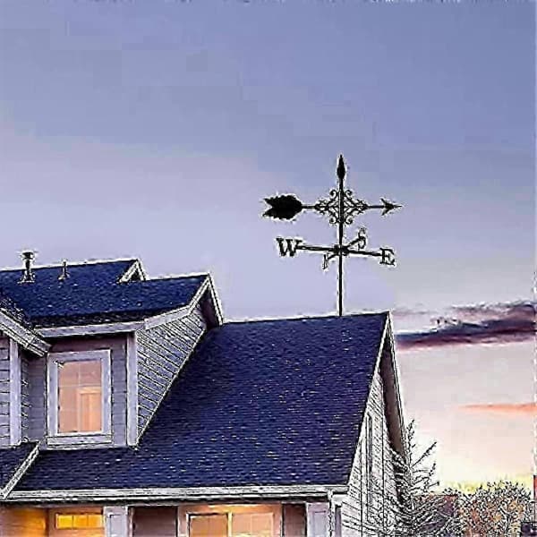 Exquisite Metal Weathervane with Ornament