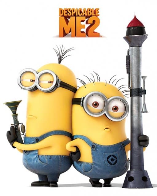 Grusomme Meg 2 Miniplakat Bevæpnede Minions M31