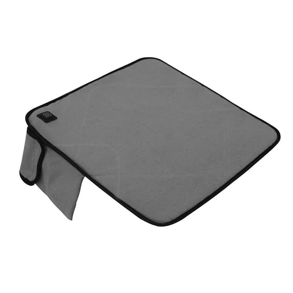 Heated Seat Cushion for Winter Fishing, Adjustable Temperature, Portable Heating Pad for Bleachers