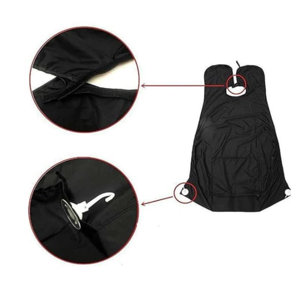 Men's Barber Apron, Non-Stick Hair Catcher for Shaving, Shaving Cape Accessory.