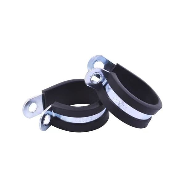 P-Clips pipe clamp with rubber insert choice: Ø 35mm / Band 15mm, 10 pieces