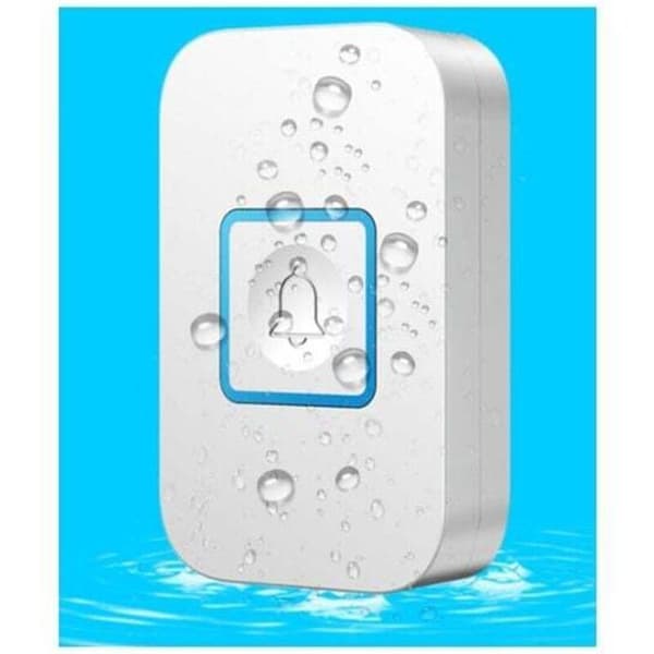 Waterproof Wireless Doorbell - LUSKYKA® - 400m Range - 3 Plug-in Receivers - 60 Melodies