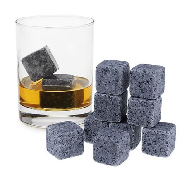 9-pack Whiskystenar, IsKuber - Whisky - Whiskey grå gray