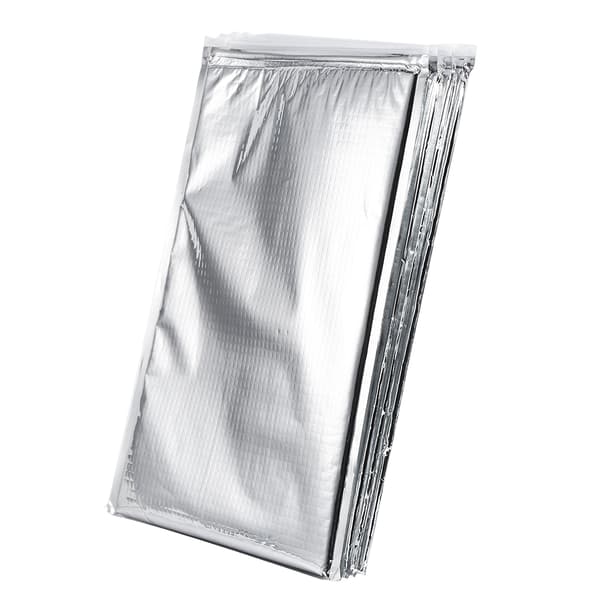 5 stk aluminiumsfolie isolert matoppbevaringspose termisk kjølebag sølv (35 * 40cm)
