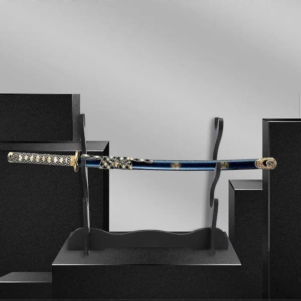 3-kerroksinen Samuraimiekka Katana -pidiketeline, musta