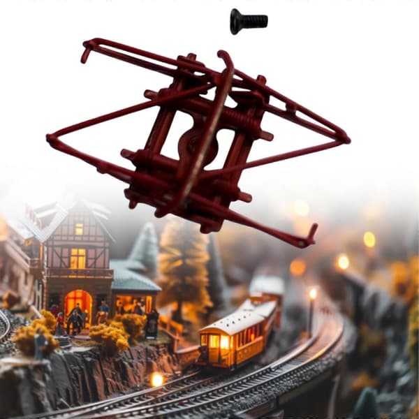 Model-tog elektrisk lokomotiv strømaftager albue DIY opgradering