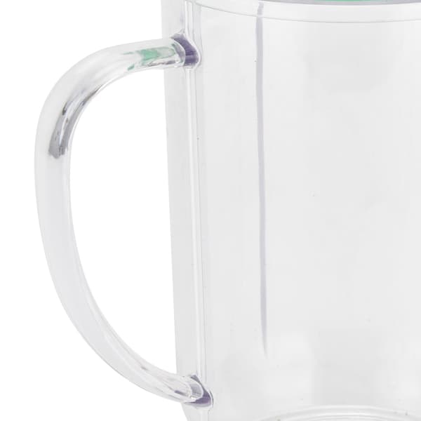 16Oz Blender Cup Replacement with Green Lip Ring, Compatible with MB-1001 250W Blender
