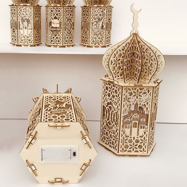 Tredimensionel Paladslantern LED Dekorativ Eventyrlanterne