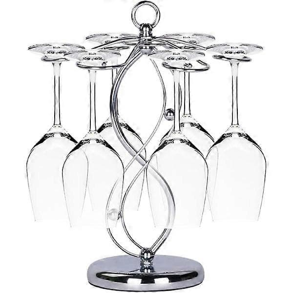 Vinglashängare i rostfritt stål, elegant glastorkställ / vinglasställ / förvaring