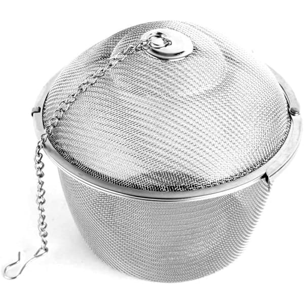 Ekstra Stor Rustfri Twist Lock Mesh Te Bold Te Si Filter Krydderi Infuser 11cm/4.3 tommer
