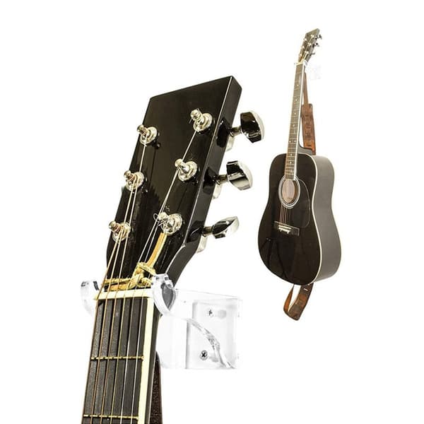 2-pack Durable Transparent Acrylic Wall Mounts for Guitar Violin