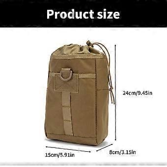 Practical Portable Outdoor Pockets Comfortable Hiking Accessory Pockets with Spacious Pockets for Efficient Storage Army Green (Army Green)