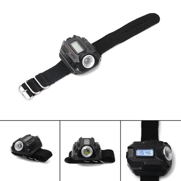 Wrist lamp with strong light and display