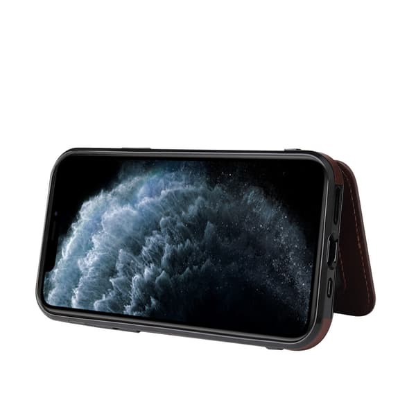 Mobiltelefondeksel for iPhone 14 Pro lomme i skinn