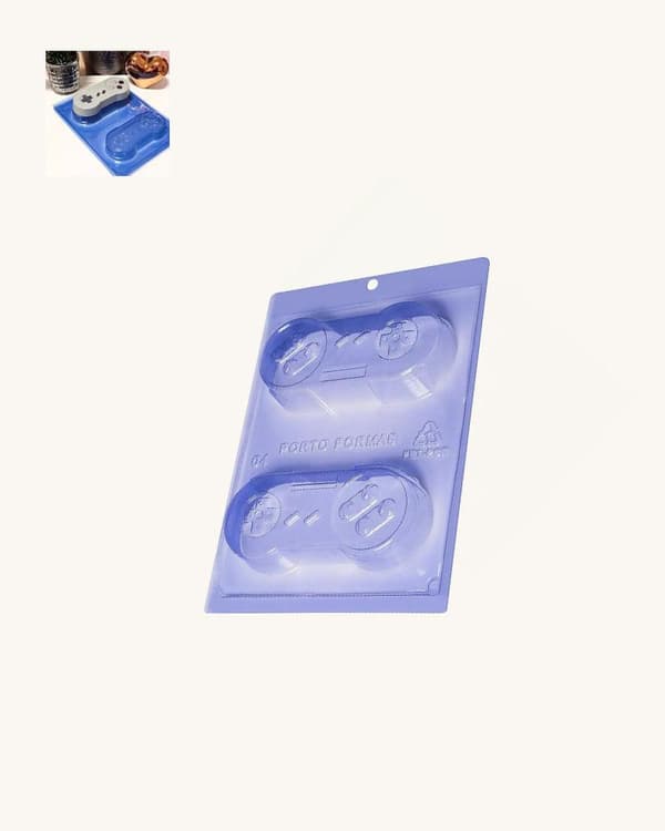 Pralineform Spilcontroller Chokoladeform - Porto Formas 04 - Special 3-delt form Transparent transparent
