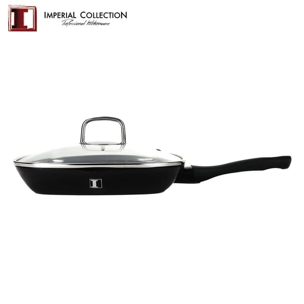 Imperial Collection 28cm Marmoripinnoitettu grillipannu Musta