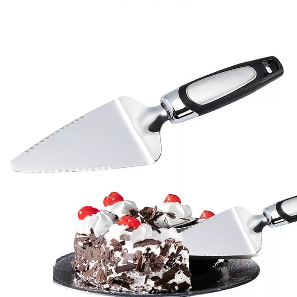 Cake Server Pie Pizza Spatula Shovel Cutter Stainless Steel Dessert Slicer Tool