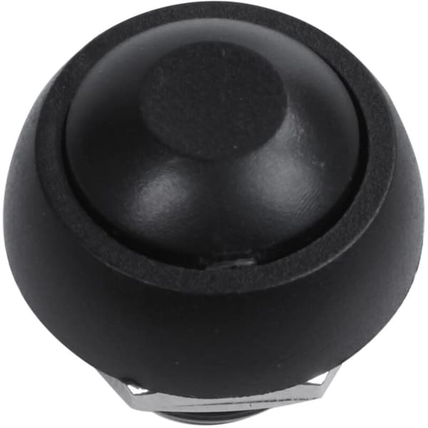 Black 5X pcs 12mm Waterproof Momentary ON/OFF Round Push Button SPST Switch
