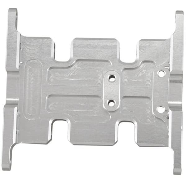 1/10 CNC aluminiumlegering girkassefeste for RC-belte Axial SCX10 D90 D110 sølv