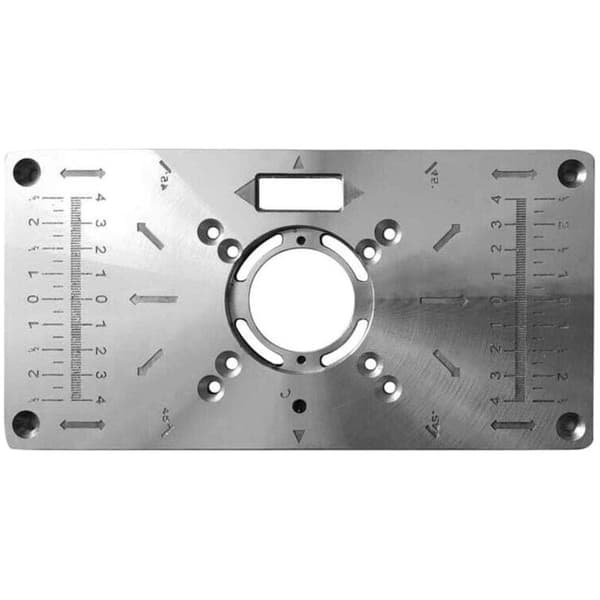 Router Table Insert Plate, Woodworking Benches, with 4-Ring Tool Holder
