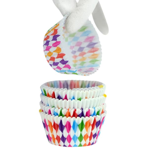 100-pakning Fargerike Muffinsformer: Bak & Fest! multifärg multicolor