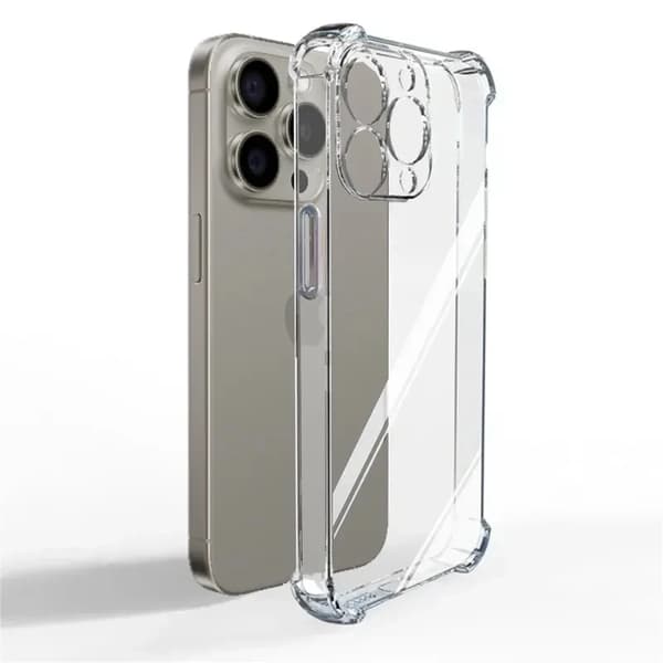 Luxury Shockproof Silicone Clear Design Case Compatible with iPhone 17 16 15 14 13 12 11 Pro Max Mini X XR Xs 7 8 Plus Soft Shell[LD] For For