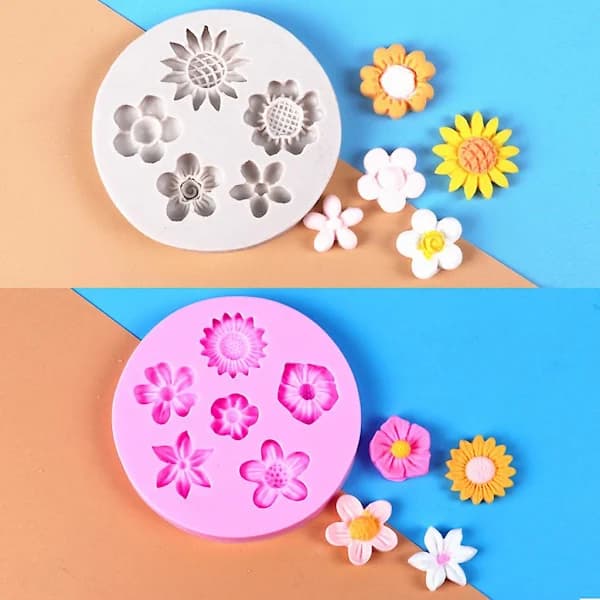 Flower Silicone Mold Resin Casting Jewelry Making Craft Ho