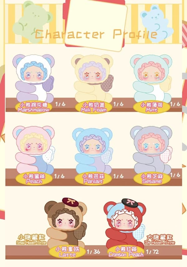 Ihana Emma-pehmolelu – Little Bear Blind Box