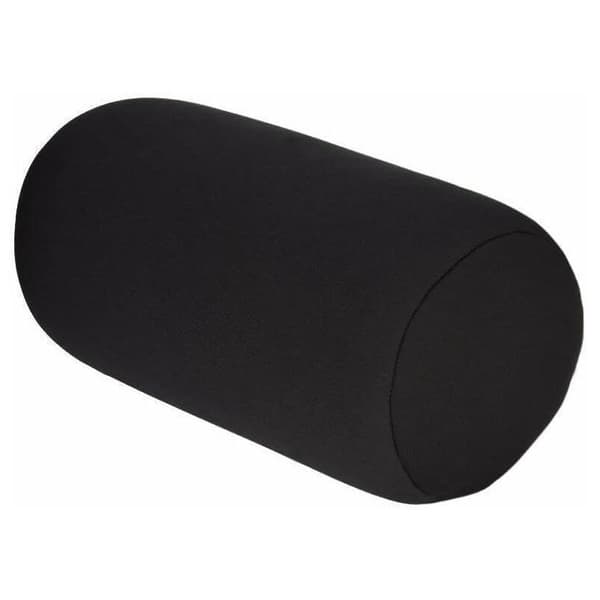 Mikro Mini Rullepude Bil Sofa Pude Kontorrejse Pude 29x16cm (Farve: Sort)