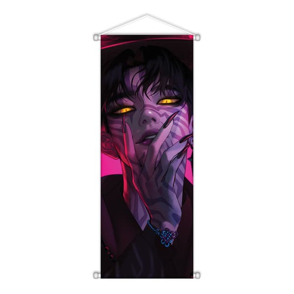 K-Pop Demon Hunters Väggscroll | Tyg Hängande Poster | Anime Rum Väggdekoration**Medium storlek 3 (72x28cm) Medium size 3 (72x28cm) Medium size 3 (72x28cm)